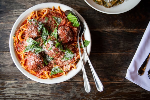 Spaghetti and meatballs from No. 246. / Courtesy of Kristen Mooney