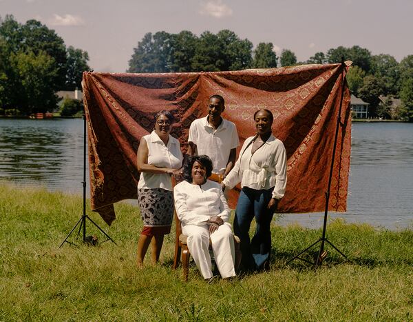 Photographer Kendall Bessent's portrait "A Mother's Love" (2020) of family members at his grandmother's home in Conyers, is part of his "The Family Portraits I Never Had" series that will be on view at the Gallery by Wish. 
Courtesy of Kendall Bessent