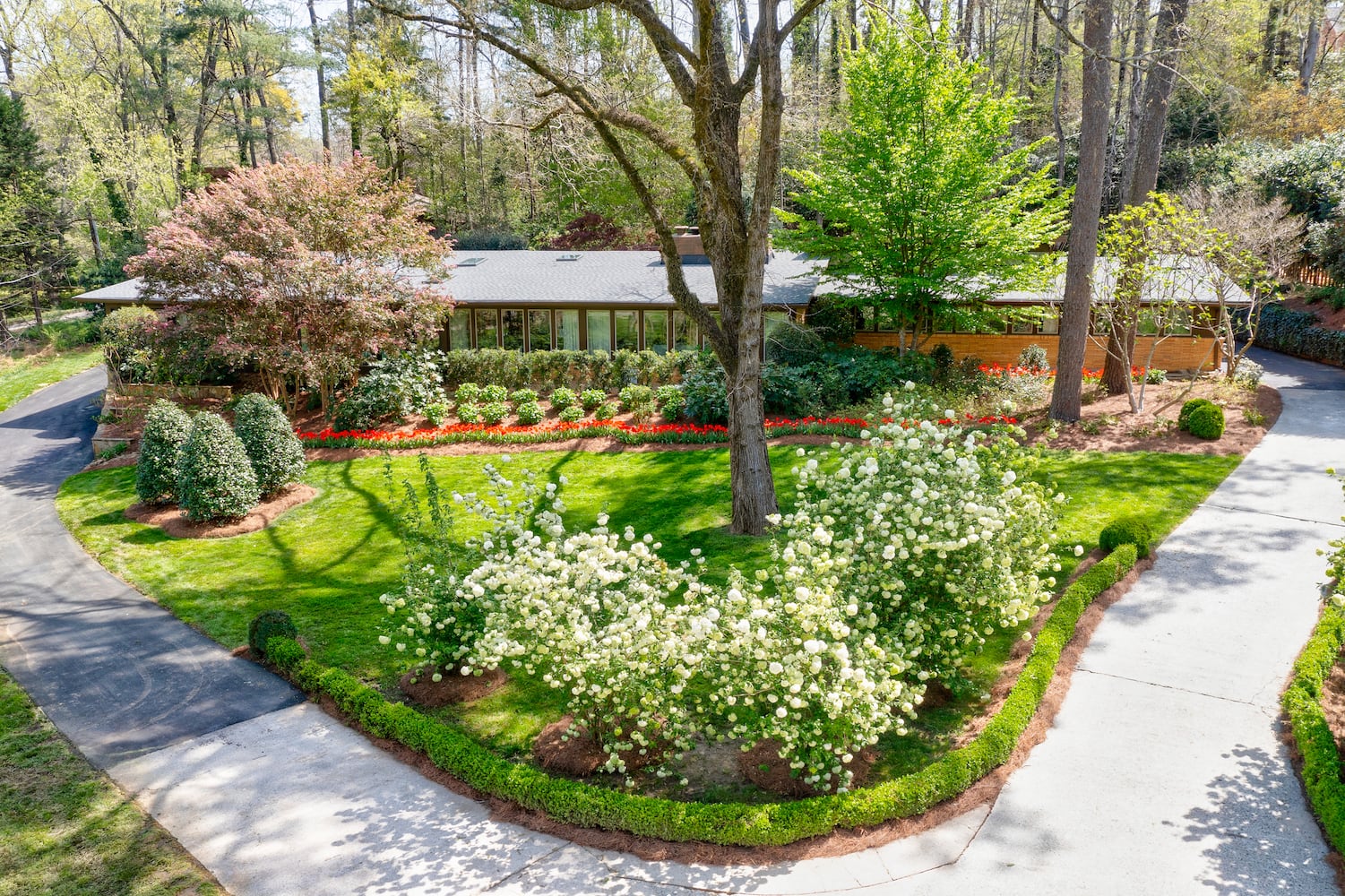 Renovated mid-century modern home