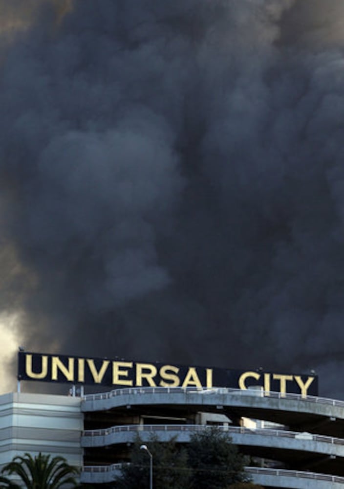 Fire at Universal Studios