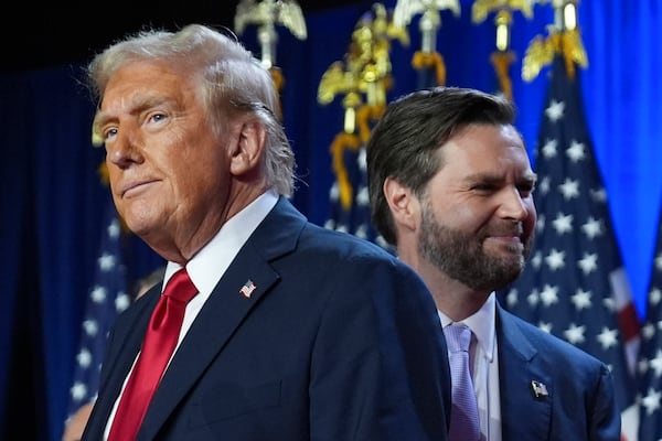 President-elect Donald Trump (left) and Vice President-elect JD Vance are set to take office in January.