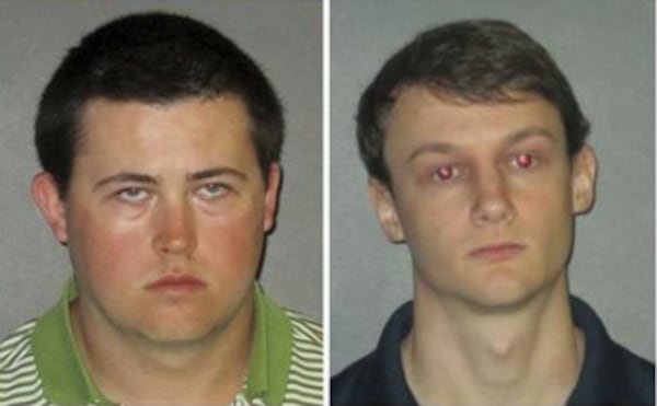 Patrick Forde (left) and Matthew Naquin (Photo: East Baton Rouge Parish Sheriff's Office via AP/AP)