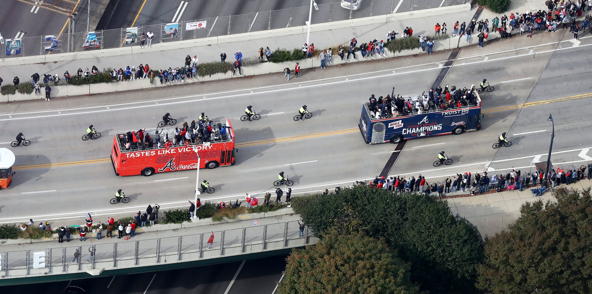 Braves baseball parade