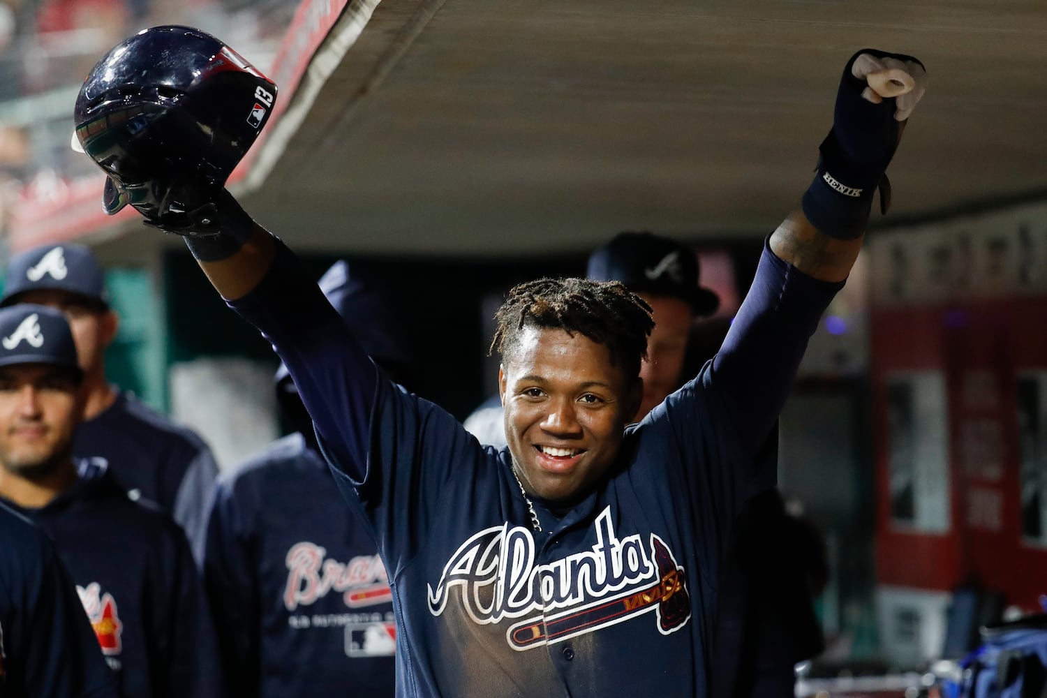 Photos: Ronald Acuna makes debut with Braves