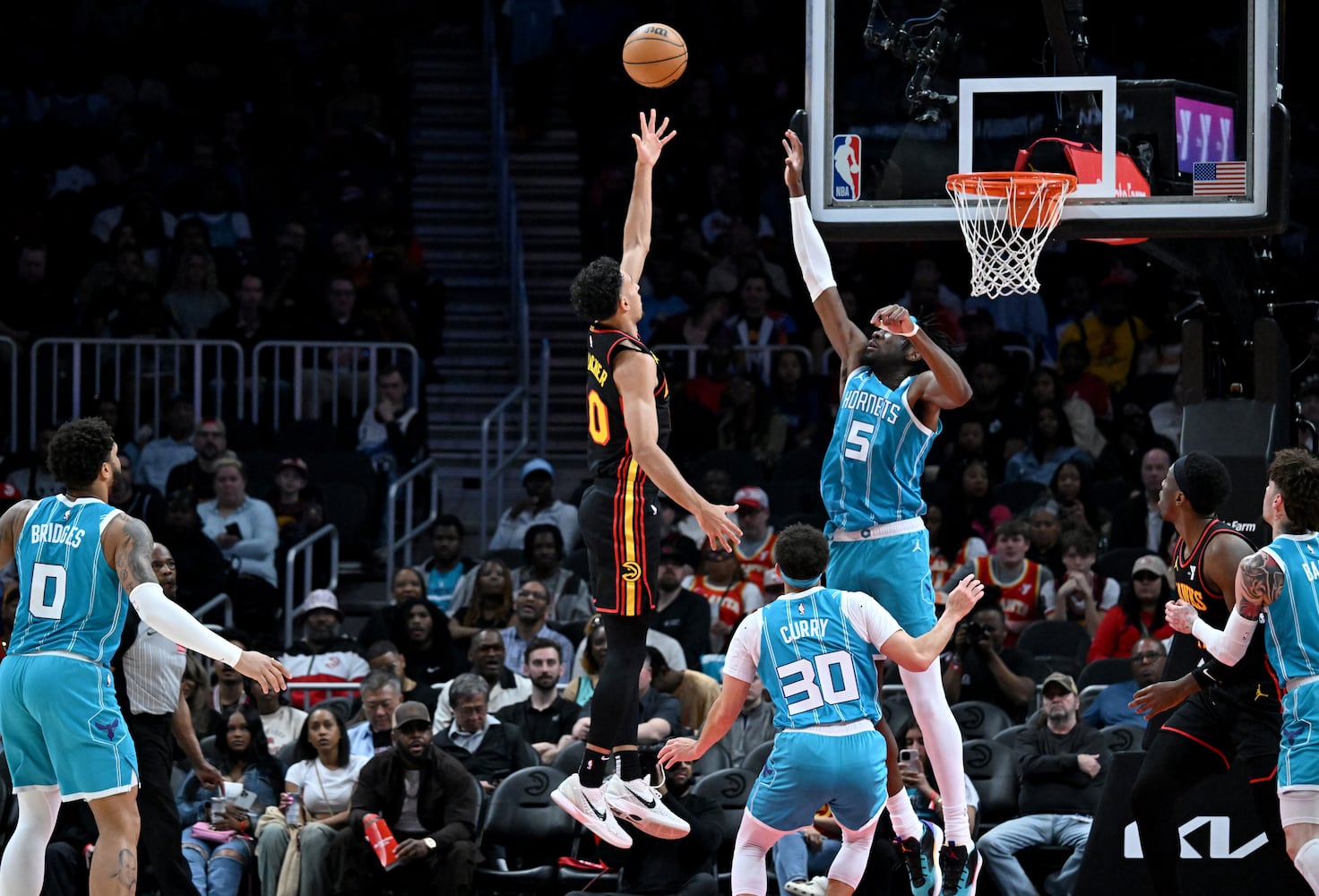 Hawks vs Hornets photo