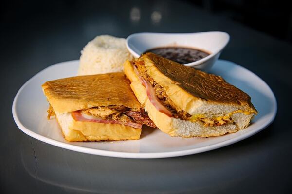 D’Floridian in downtown Lawrenceville serves classic Cuban food, including Cuban sandwiches, black beans and rice. Courtesy of Gabriel Trujillo