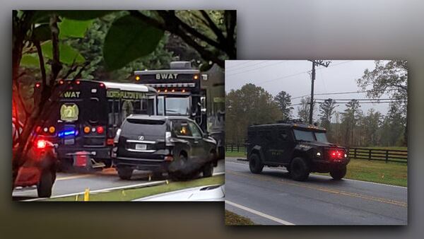 While the standoff was active, Freemanville Road was blocked between Birmingham Drive and Dartmouth Drive in Milton.