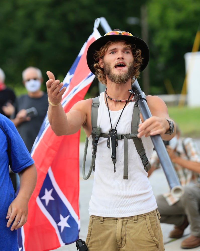 Stone mountain protest