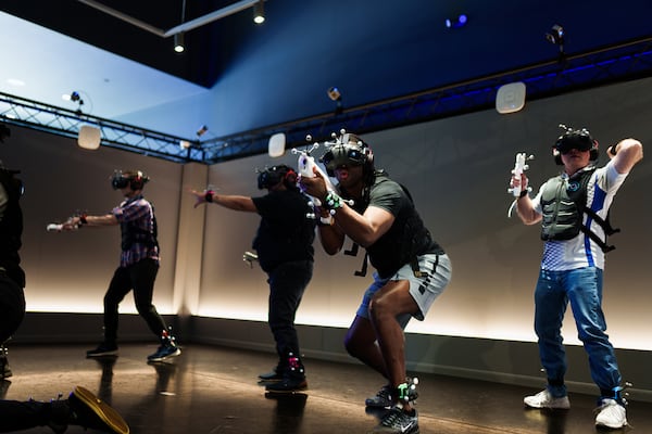 It takes a group of friends to save the world at Sandbox VR. 
Photo: Courtesy of Sandbox VR