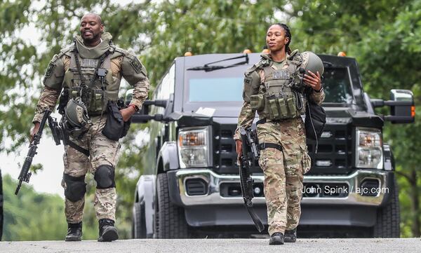 SWAT was called to a southwest DeKalb neighborhood early Tuesday morning.