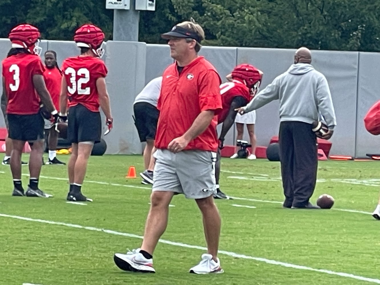 Georgia football practice