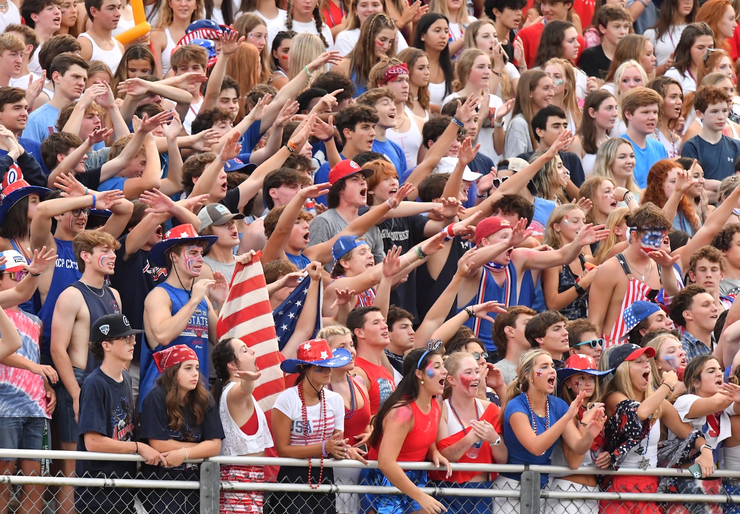 high school football: Marist at Blessed Trinity