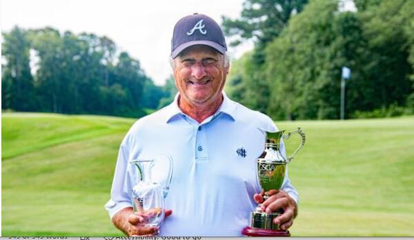 David Nell of Sharpsburg won the 2021 Georgia Super Seniors Championship at Jennings Mill.