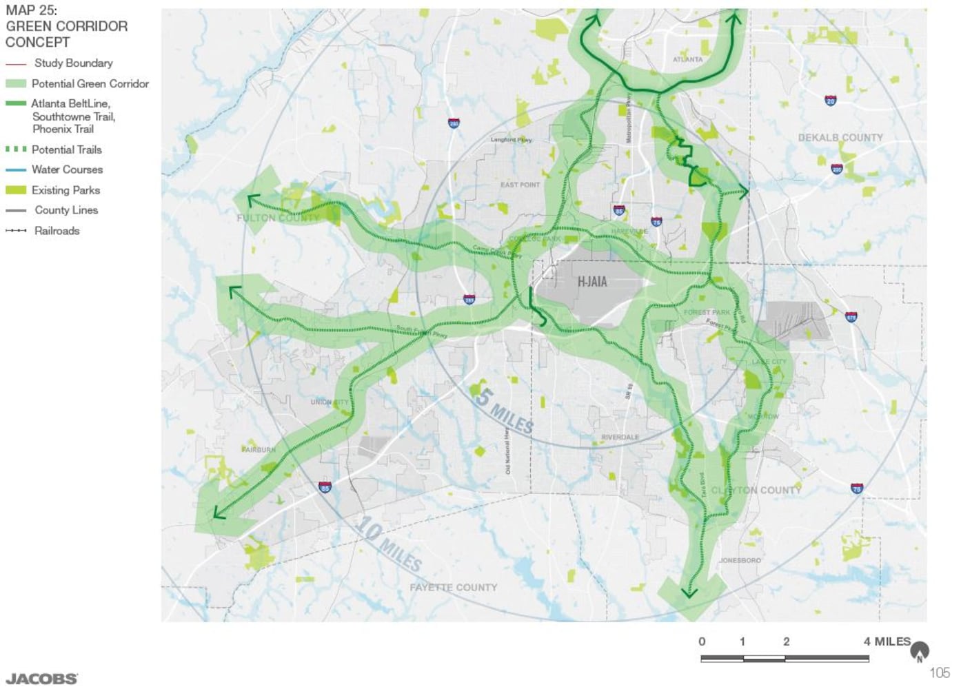 What the Atlanta airport aerotropolis might look like