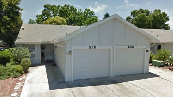 Pictured in a 2014 Street View image is the home at 530 Natingham Close in Palm Harbor, Florida, where Anthony Tomaselli, 85, died March 6, 2015. Though his death was initially ruled to be of natural causes, Tomasellli's daughters, Linda Ann Roberts, 61, and Mary Beth Tomaselli, 63, have been accused of suffocating their father, who had cancer and dementia, because he would not move into an assisted living facility. They were arrested on murder charges Tuesday, March, 5, 2019, one day shy of the fourth anniversary of their father’s slaying.