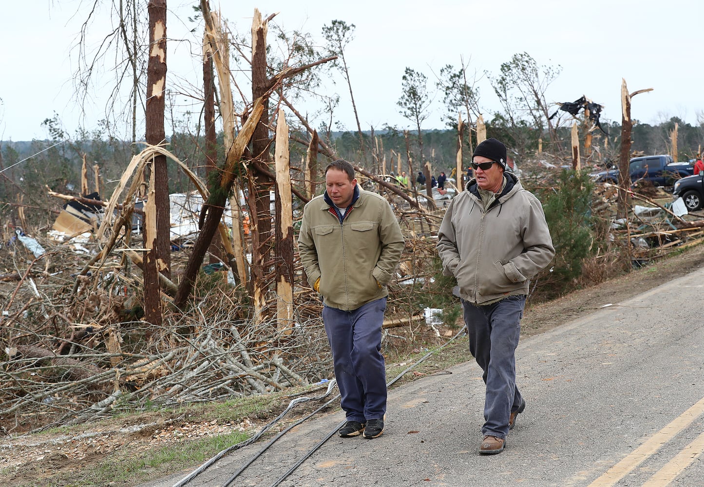 Photos: Tornado and wind damage in Georgia and Alabama