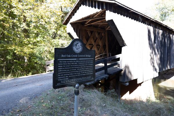 Red Oak Creek Covered Bridge. Courtesy of Georgia Historic Trust