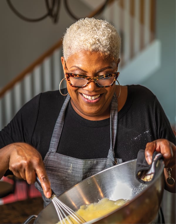 Chef Deborah VanTrece author of "The Twisted Soul Cookbook: Modern Soul Food with Global Flavors."
© The Twisted Soul Cookbook: Modern Soul Food with Global Flavors by Deborah VanTrece, Rizzoli New York, 2021. Images © Noah Fecks but no image may be used, electronically or in print, without written permission from the publisher.