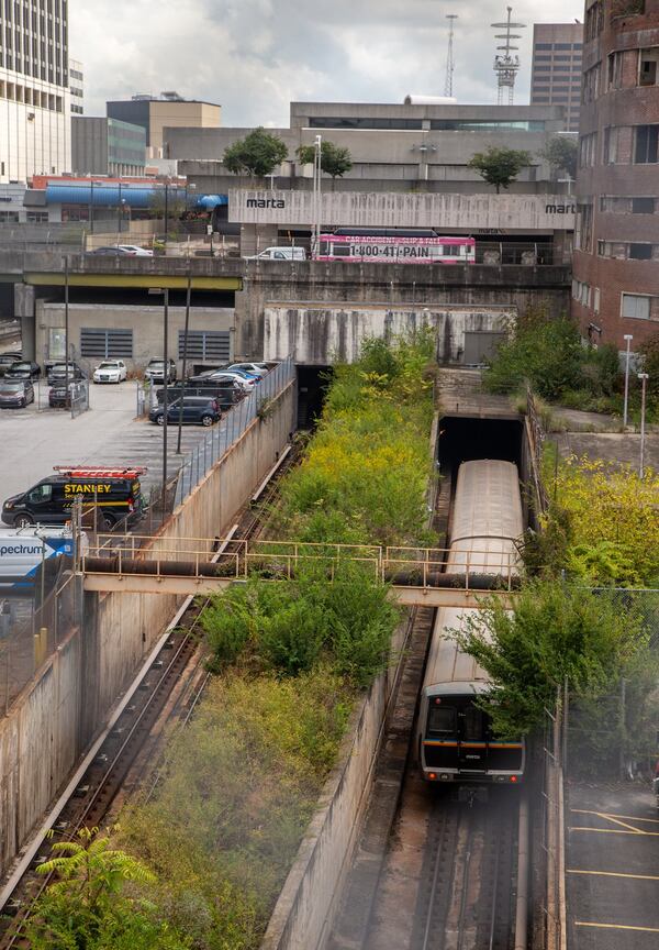 “The Gulch” stretches from the Five Points MARTA station to Mercedes-Benz Stadium in downtown Atlanta. 