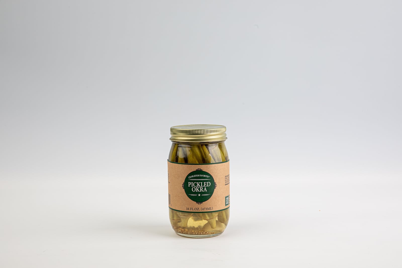 Pickled okra from Charleston Favorites. Courtesy of Food for the Southern Soul