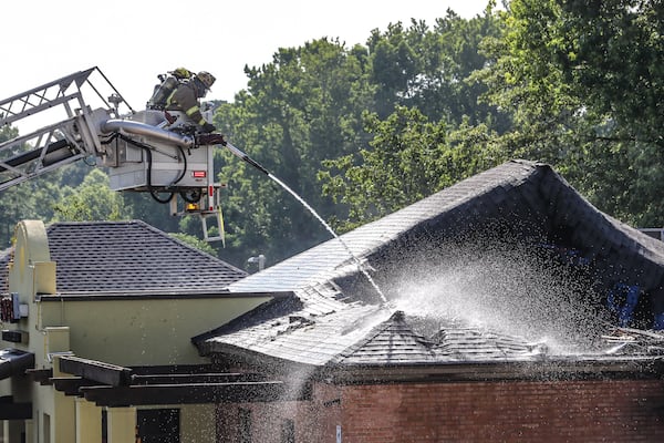 The Stone Mountain Highway location of Frontera Mexican Kitchen was seriously damaged in a fire Tuesday morning.