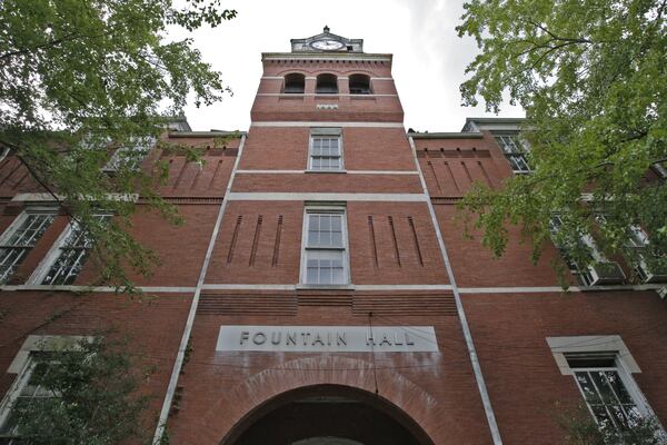 Fountain Hall is the tallest and oldest building on the campus of Morris Brown College. It has fallen into disrepair since the school lost its accreditation in 2002. BOB ANDRES / BANDRES@AJC.COM