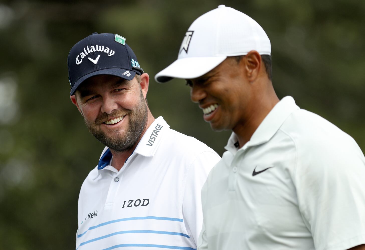 Photos: Tiger Woods’ second round at the Masters