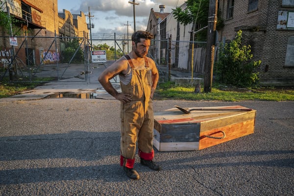 Photographer Alex Harris captured this image in New Orleans on the set of “The Funeral Band” one of 41 independent films shot in the South that Harris documented under commission from the High Museum of Art. CONTRIBUTED: ALEX HARRIS