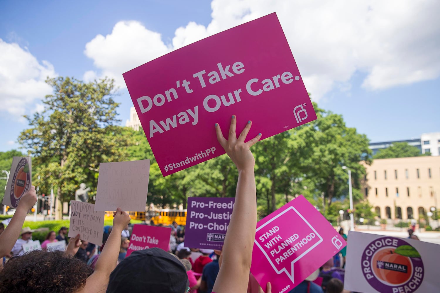 Photos: Gov. Kemp signs anti-abortion ‘heartbeat’ bill