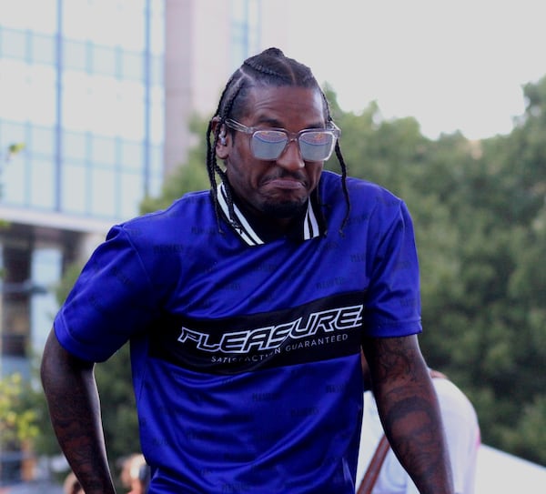 New Orleans-born R&B singer Lloyd performed at the second day of One Musicfest at Centennial Olympic Park on Sept. 8, 2019. Photo: Melissa Ruggieri/Atlanta Journal-Constituion