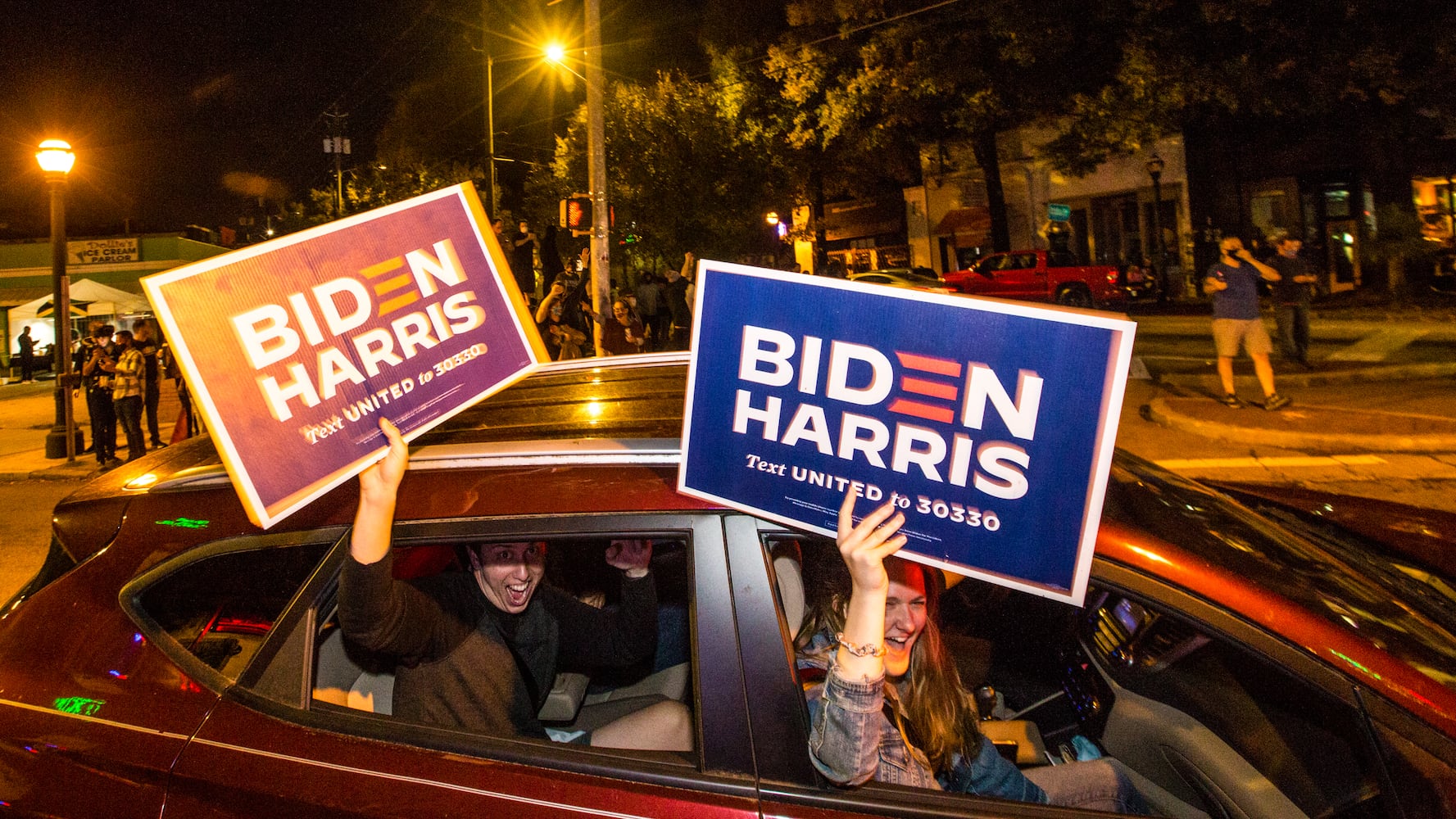 president elect Biden celebration