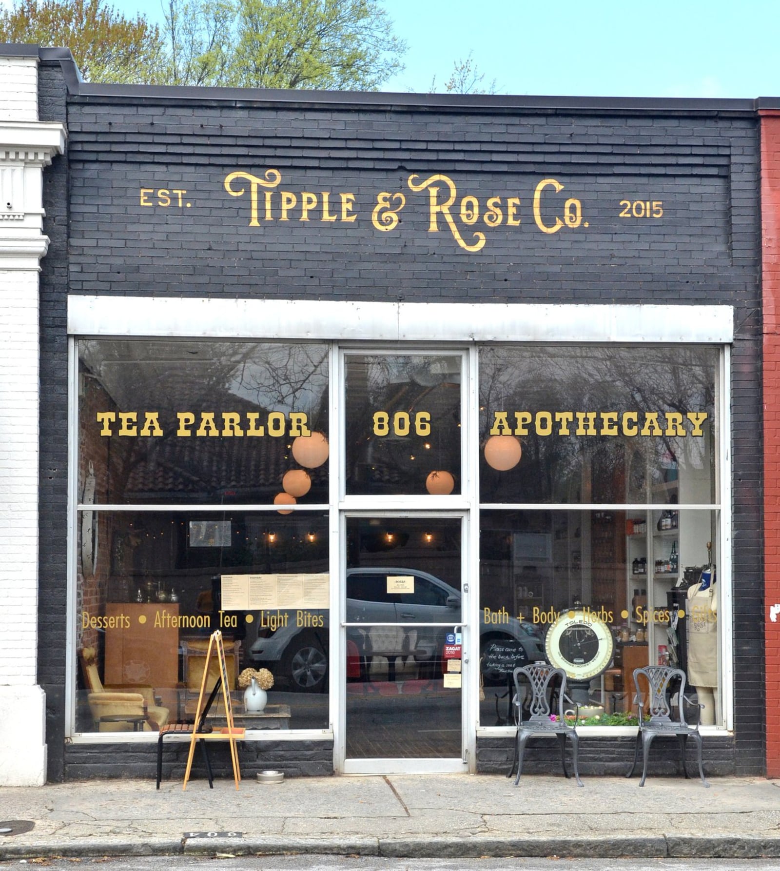 Exterior of Tipple & Rose Tea Parlor and Apothecary. (Photo Chris Hunt/Special)