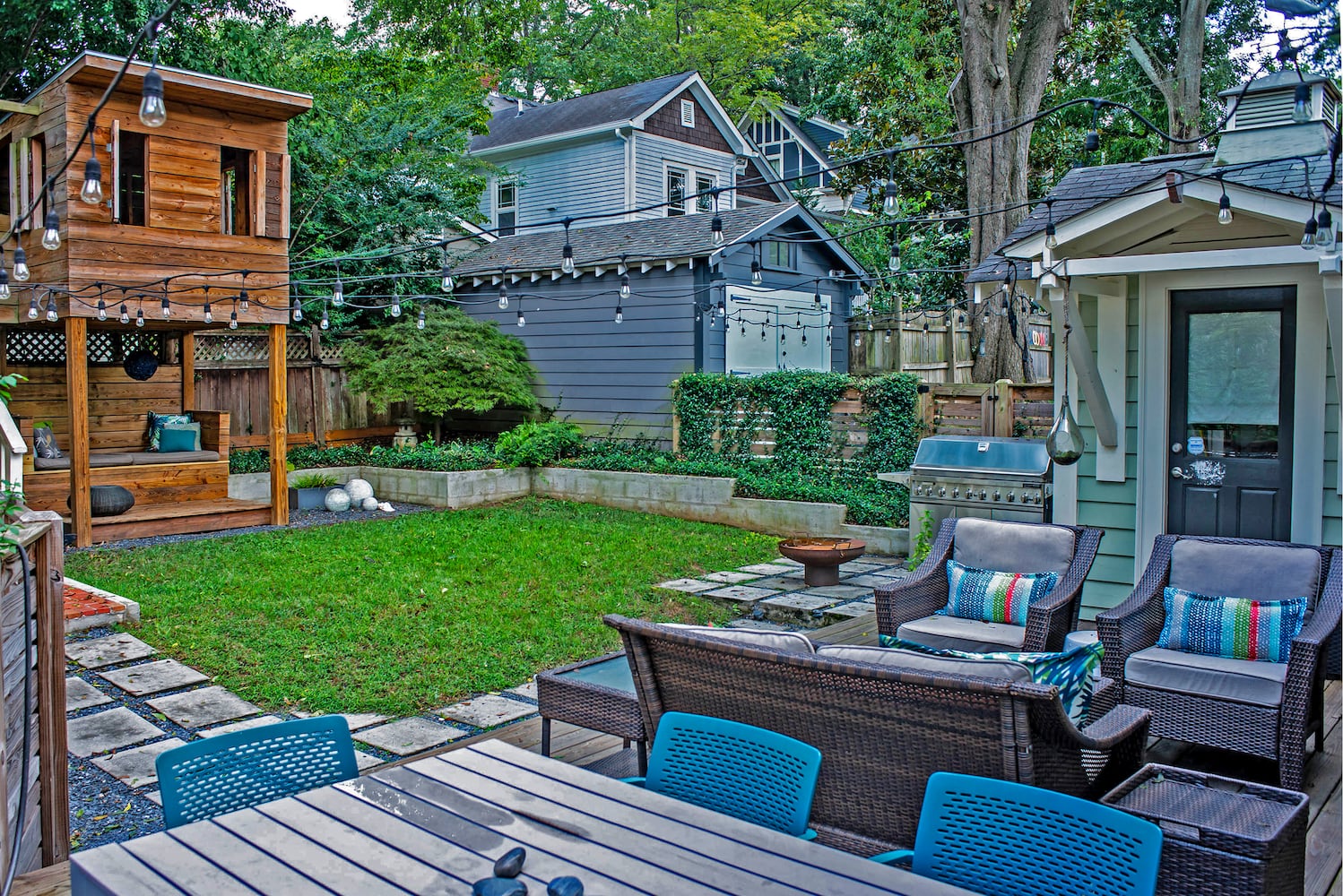 Photos: Couple’s soaring treehouse, Japanese garden complement Candler Park home