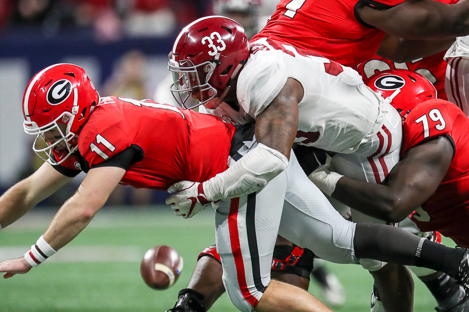 Photos: Bulldogs fall to Alabama in SEC Championship game