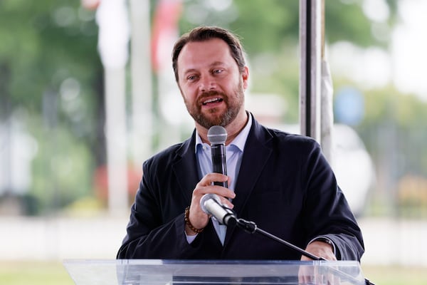 Jason Carter, grandson of former President Jimmy Carter, is playing a role at the Democratic National Convention next week.