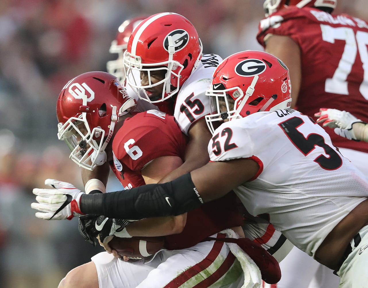 Photos: Bulldogs outlast Sooners in Rose Bowl