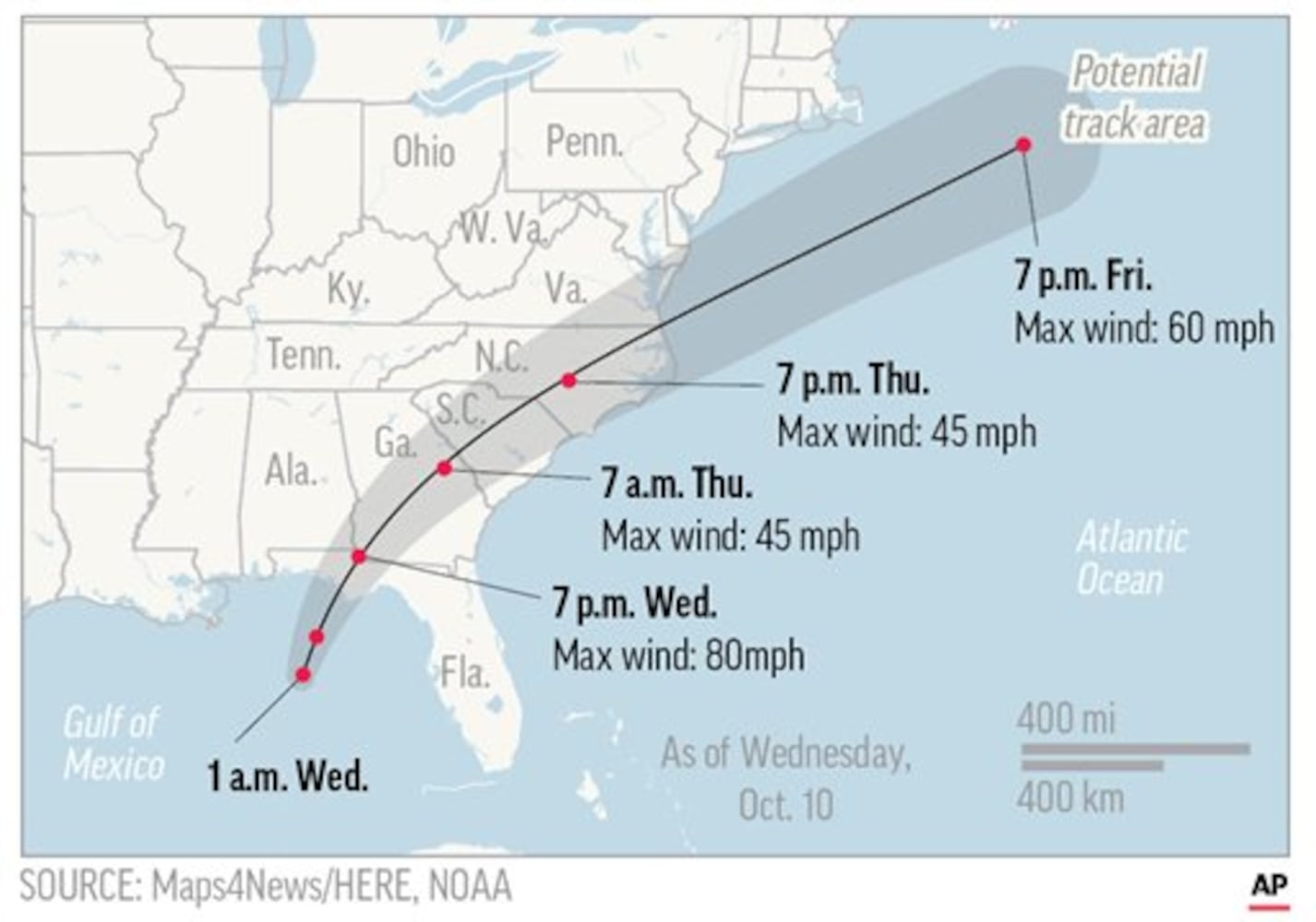 Photos: Florida Panhandle battens down for Hurricane Michael