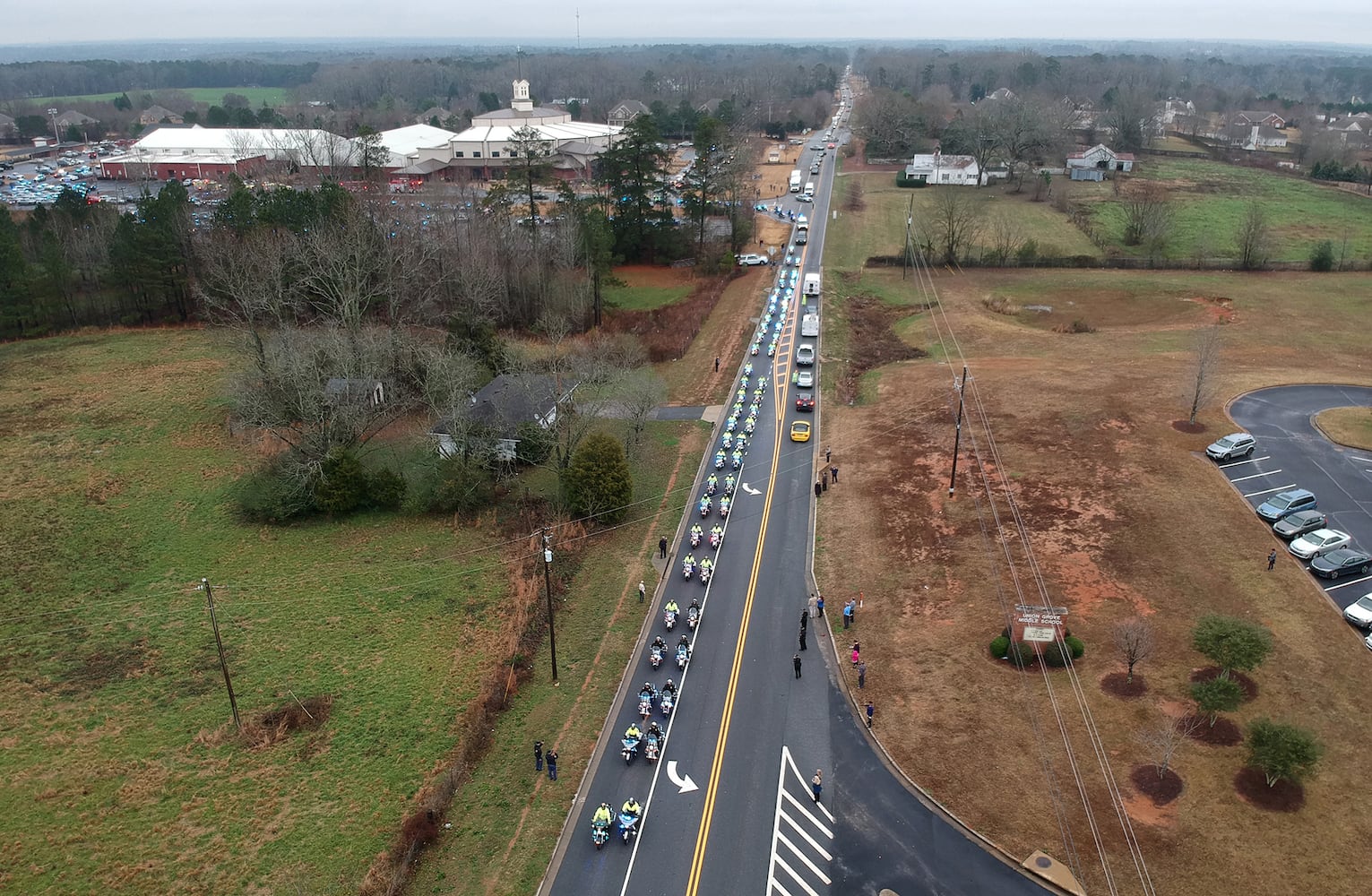 Photos: The funeral for Henry officer Michael Smith