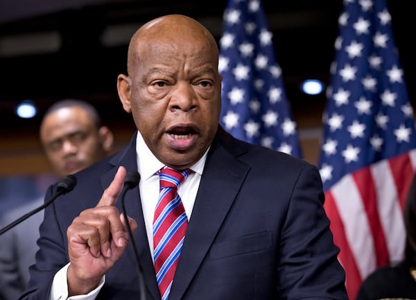 U.S. Rep. John Lewis, D-Ga., service in the House from 1987 until his death in 2020. (J. Scott Applewhite/Associated Press)