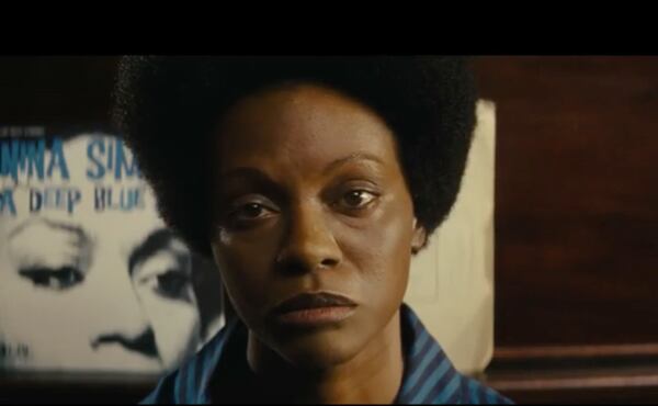 Zoe Saldana as Nina Simone. Image: Ealing Studios Entertainment