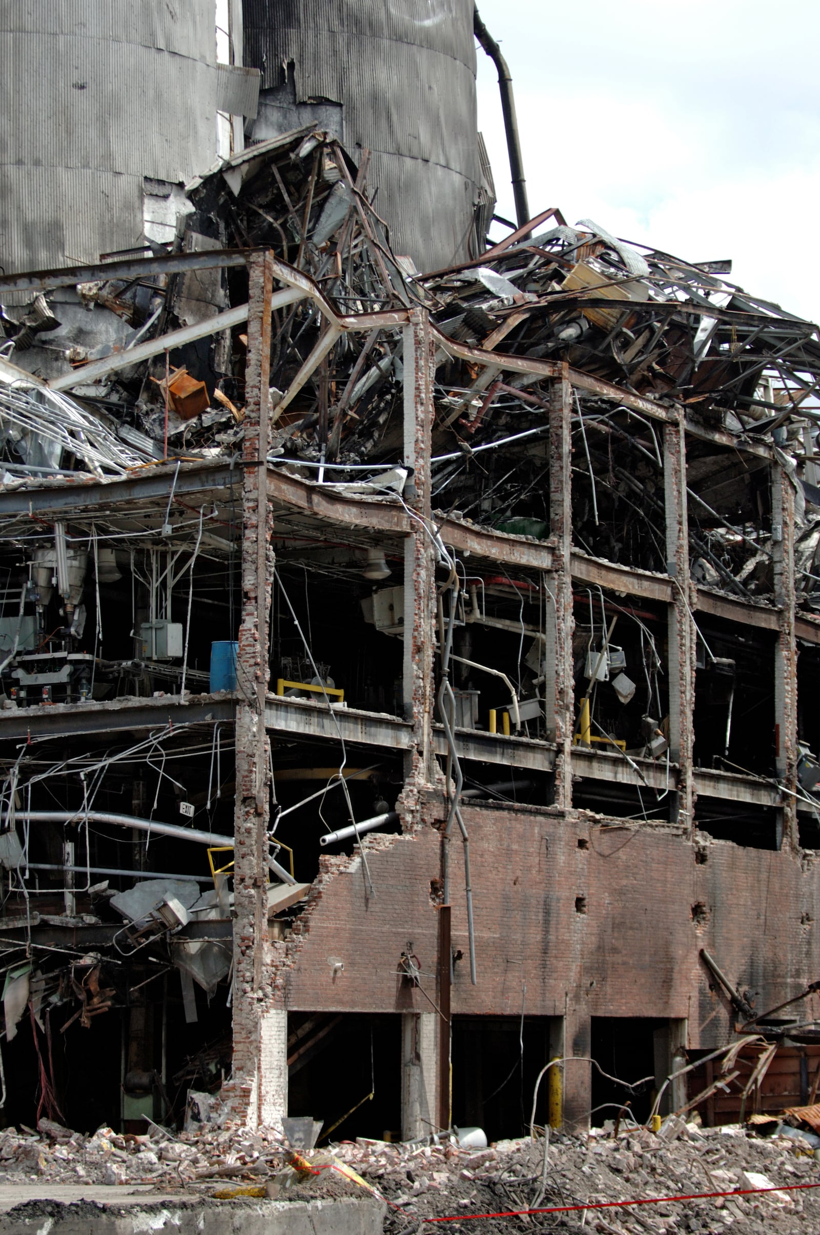  Explosions racked the Imperial Sugar plant in Port Wentworth, Ga. in 2008. (STEPHEN MORTON/SPECIAL)