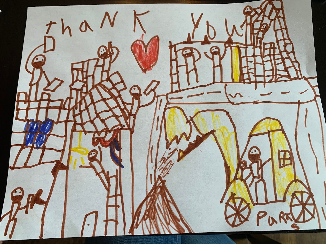 Art from the Heart: Kids thank front-line workers