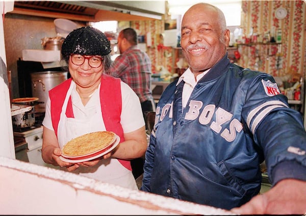 Thelma Grundy and her husband Riley ran Thelma’s Restaurant in its various iterations and locations in Atlanta for decades. Thelma’s defined down-home soul food, drawing crowds that included everyone from bigwigs like Ted Turner to construction workers, and a stream of writers and reporters looking for a slice of life as Southern as her cornbread and greens.