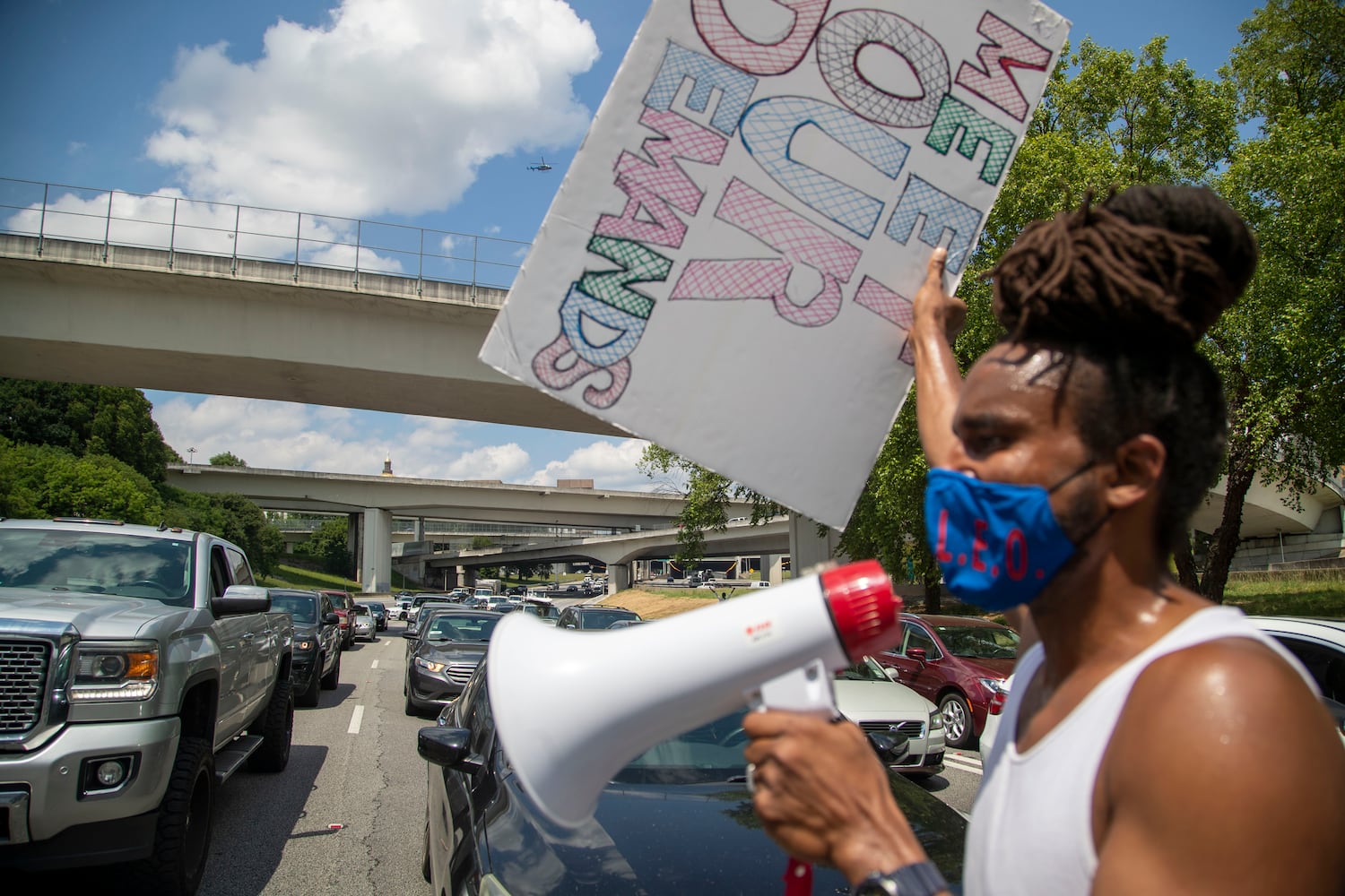 PHOTOS: Fourth day of protests in downtown Atlanta