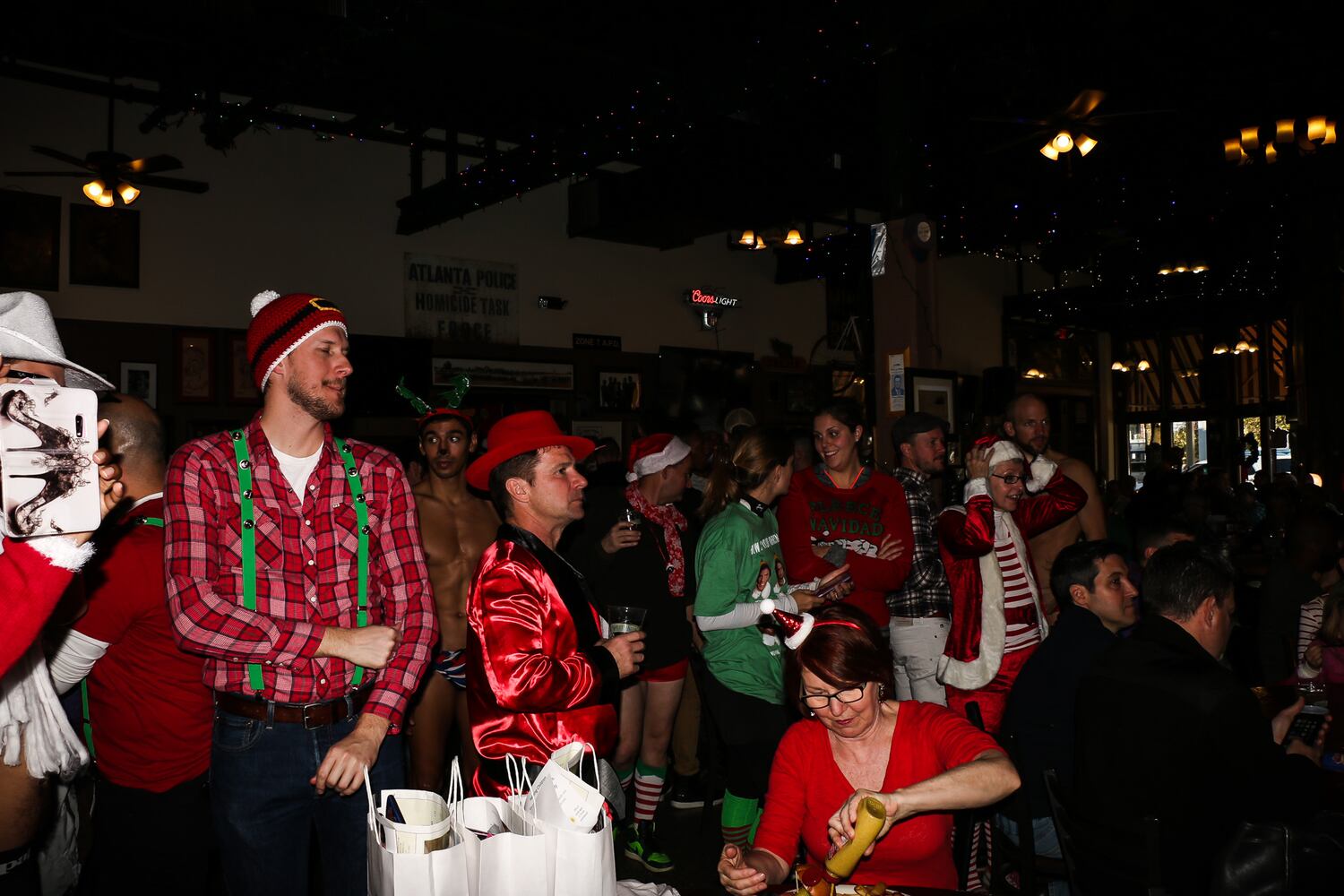 Atlanta Santa Santa Speedo Run