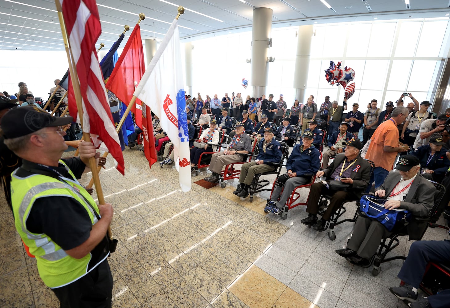 WWII Veterans Delta flight to Normandy