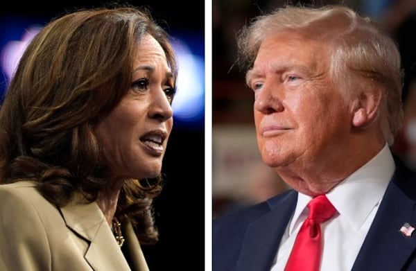 Vice President Kamala Harris and former President Donald Trump.