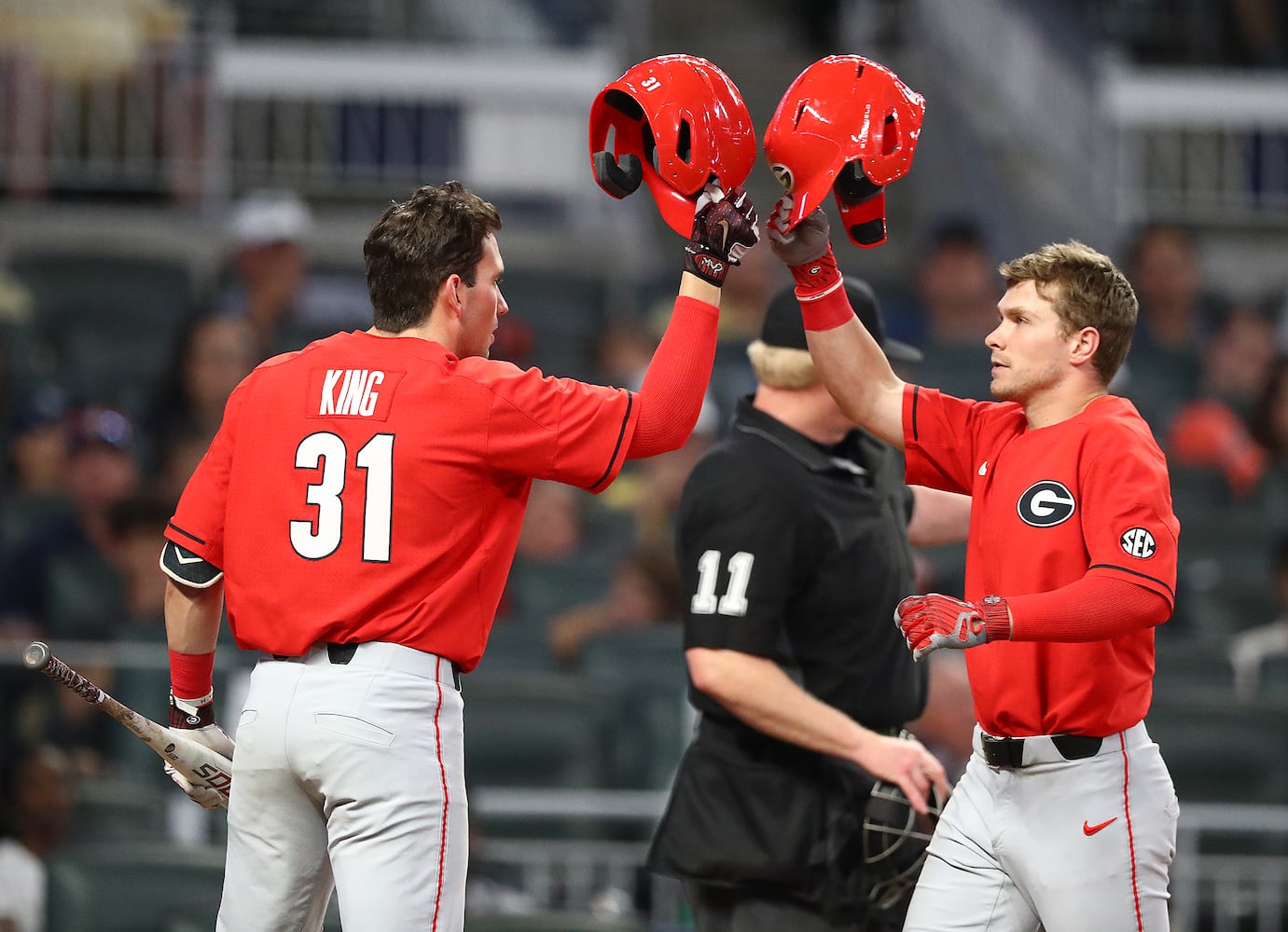 Photos: Tech and Georgia battle in baseball at SunTrust Park