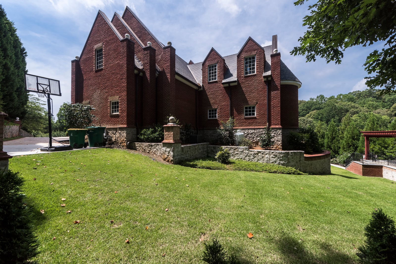 A look at 3863 Streamside Drive in Marietta, which is being sold for $2.5 million. The 12,000-square-foot castle sits on an acre just off Sope Creek.