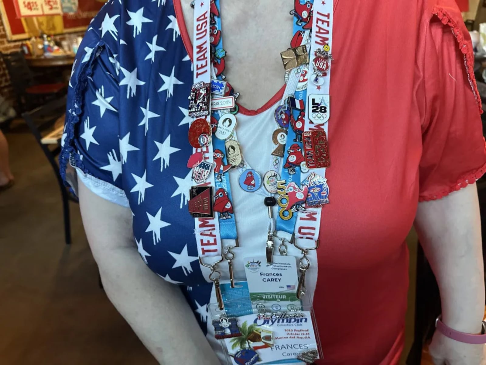 One of the secrets of the pin trading community is how much access you can gain through pin trading. Everyone in the club has a story about getting free food or a hotel room from pin trading. (Photo Courtesy of Madison Auchincloss)